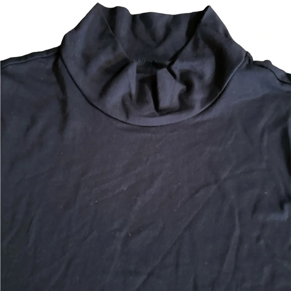 MANGOPOP Dark Blue Turtleneck Medium Bodysuit BNWT - Picture 2 of 4